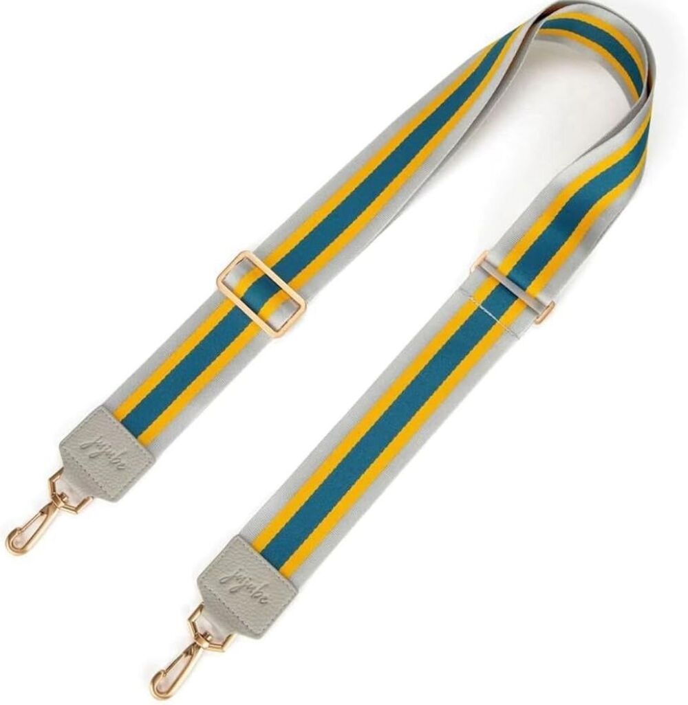 NIP Jujube Ju-Ju-Be Messenger Woven Strap Teal And Gold JC31695-TGR